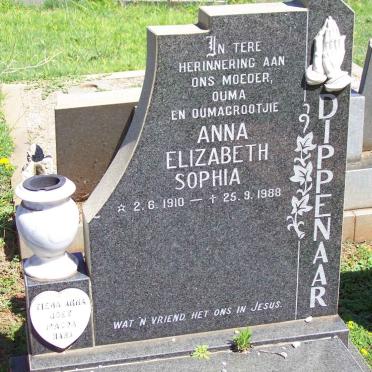 DIPPENAAR Anna Elizabeth Sophia 1910-1988