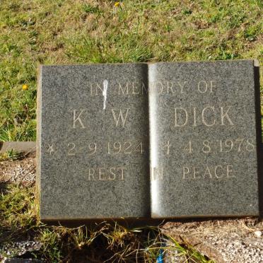 DICK K.W. 1924-1978