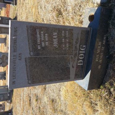 DOIG Johan 1936-2005