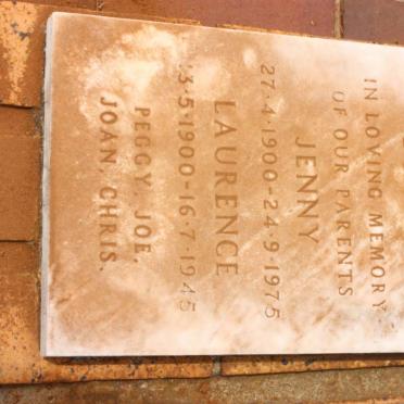 DOBSON Laurence 1900-1945 &amp; Jenny 1900-1975