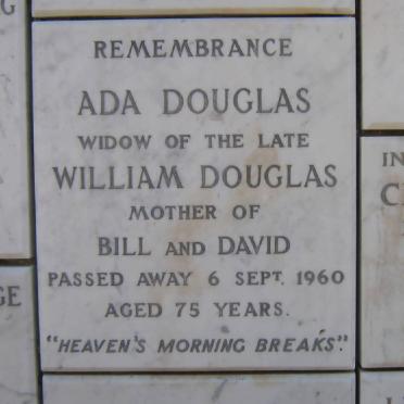 DOUGLAS Ada -1960