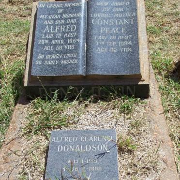 DONALDSON Alfred -1954 &amp; Constant Peace -1984 :: DONALDSON Alfred Clarence 1919-1990