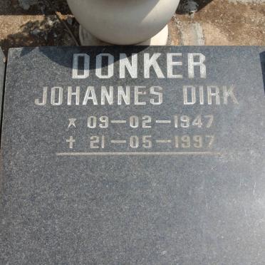 DONKER Johannes Dirk 1947-1997