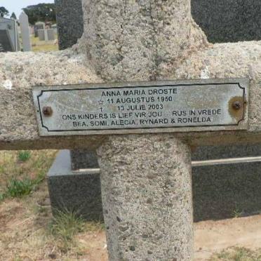 DROSTE Anna Maria 1950-2003