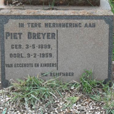 DREYER Piet 1899-1959