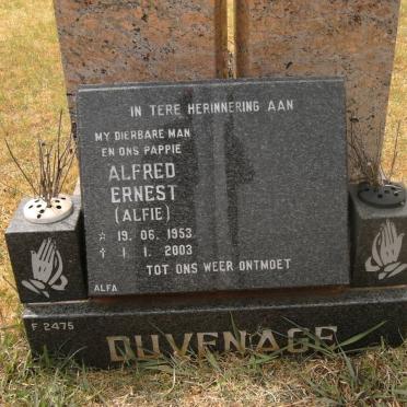 DUVENAGE Alfred Ernest 1953-2003
