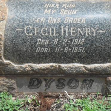 DYSON Cecil Henry 1912-1951