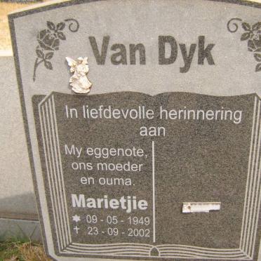 DYK Marietjie, van 1949-2002