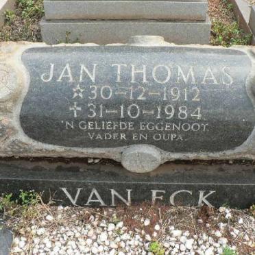 ECK Jan Thomas, van 1912-1984