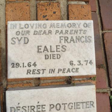 EALES Syd -1964 &amp; Francis -1974