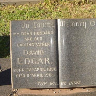 EDGAR David 1898-1961