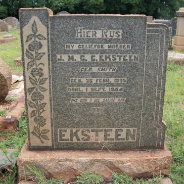 EKSTEEN J.M.C.C. geb SMITH 1895-1944