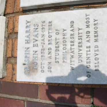 EVANS Crispin Harry John 1952-1976