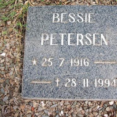 PETERSEN  Bessie 1916-1994