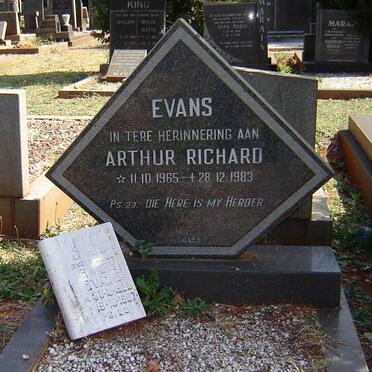 EVANS Harry 1926-1987 :: EVANS Arthur Richard 1965-1983