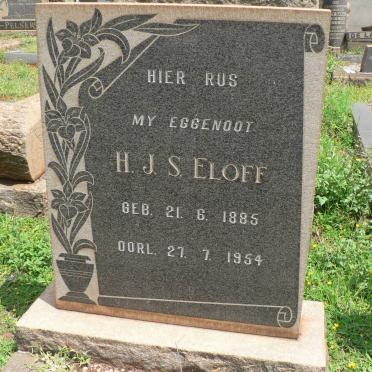 ELOFF H.J.S. 1885-1954