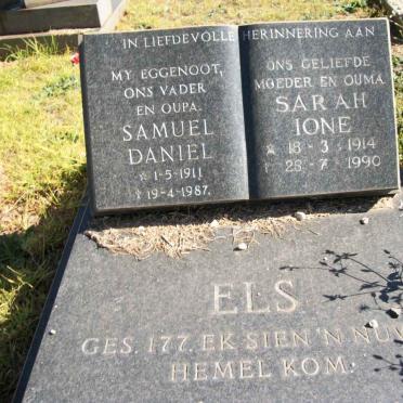ELS Samuel Daniel 1911-1987 &amp; Sarah Ione 1914-1990