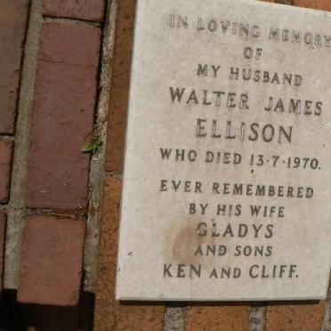 ELLISON Walter James -1970