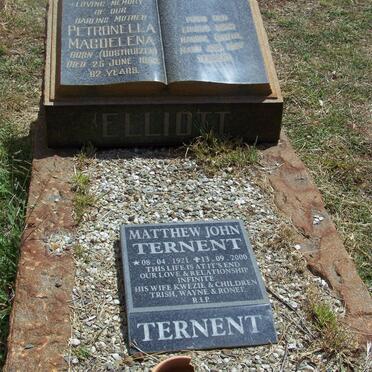 ELLIOTT Petronella Magdalena nee OOSTHUIZEN :: TERNENT Matthew John 1921-2000