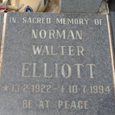 ELLIOTT Norman Walter 1922-1994