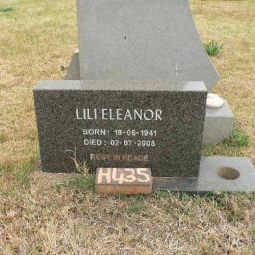 ELEANOR Lili 1941-2008