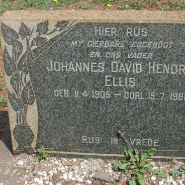 ELLIS Johannes David Hendrik 1905-1965