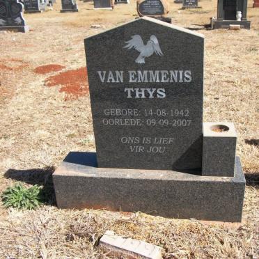 EMMENIS Thys, van 1942-2007