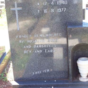 EMMER Joyce Ann 1940-1977