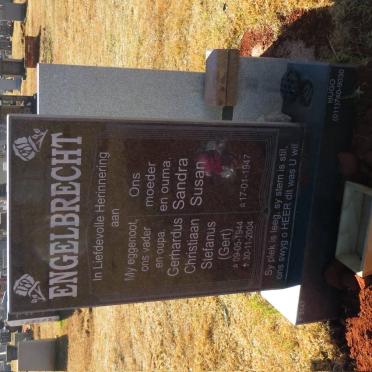 ENGELBRECHT Gerhardus Christiaan Stefanus 1944-2004 &amp; Sandra Susan 1947-