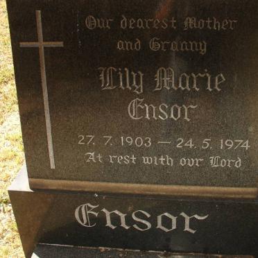 ENSOR Lily Marie 1903-1974