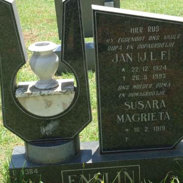 ENSLIN J.L.F. 1924-1993 &amp; Susara Magrieta 1919-