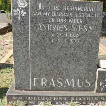 ERASMUS Andries Siena 1932-1977