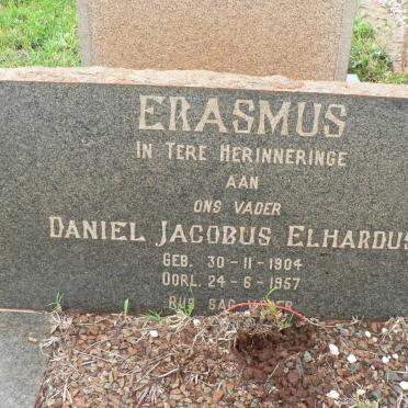 ERASMUS Daniel Jacobus Elhardus 1904-1957