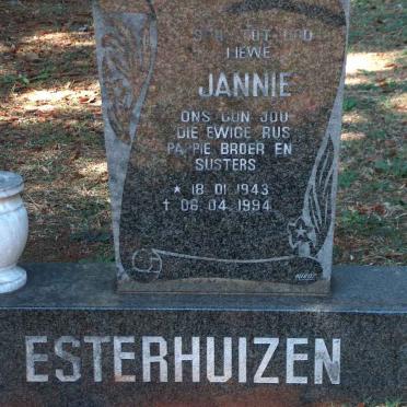 ESTERHUIZEN Jannie 1943-1994