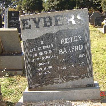 EYBERS Pieter Barend 1914-1980