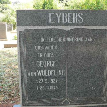 EYBERS George von Wuldfling 1927-1975