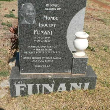 FUNANI Monde Inocent 1944-2010