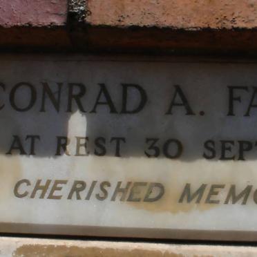 FAULDS Conrad A. -1951