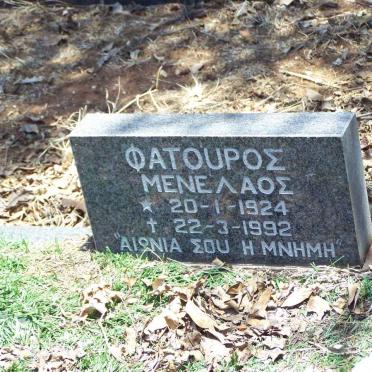 FATOUROS Menelaos 1924-1992