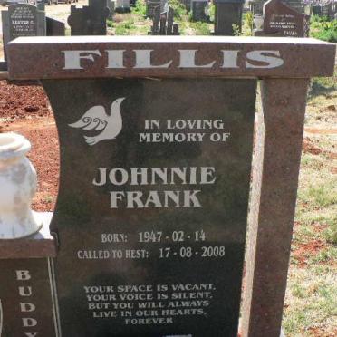 FILLIS Johnnie Frank 1947-2008
