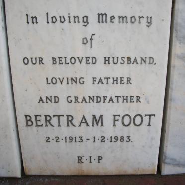 FOOT Bertram 1913-1983