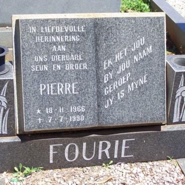 FOURIE Pierre 1966-1990