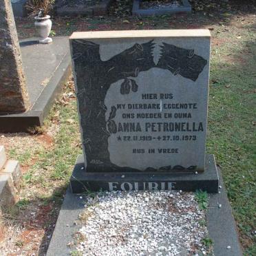 FOURIE Anna Petronella 1919-1973