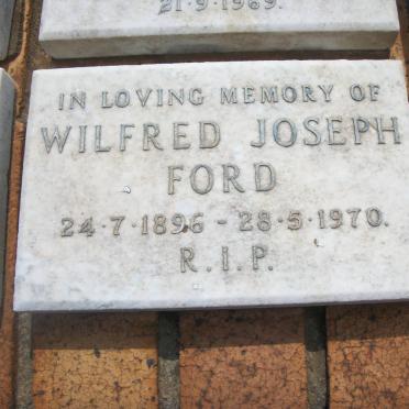 FORD Wilfred Joseph 1896-1970