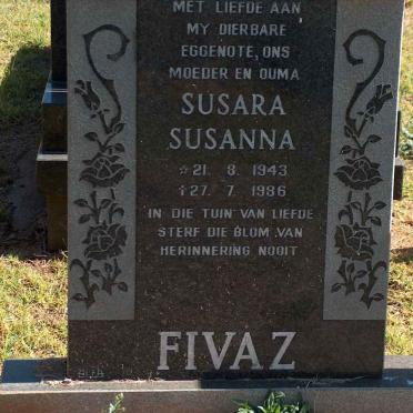FIVAZ Susara Susanna 1943-1986