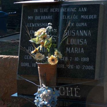FOUCHE Louis Joachim 1914-1969 &amp; Susanna Louisa Maria 1918-2006
