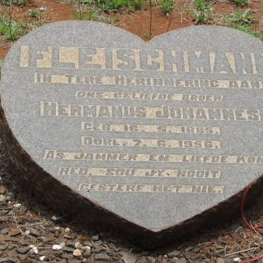 FLEISCHMANN Hermanus Johannes 1885-1956