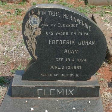 FLEMIX Frederik Johan Adam 1924-1967