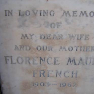 FRENCH Florence Maude 1903-1962