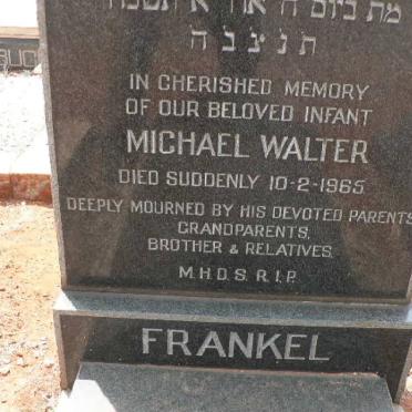 FRANKEL Michael Walter -1965